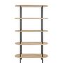 Voir la diapositive 2 : Paris Prix Étagère 5 Niveaux en Bois  Eli  176cm Naturel