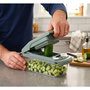 Voir la diapositive 2 : ESSENTIEL B Mandoline multifonction avec recipient vert sauge