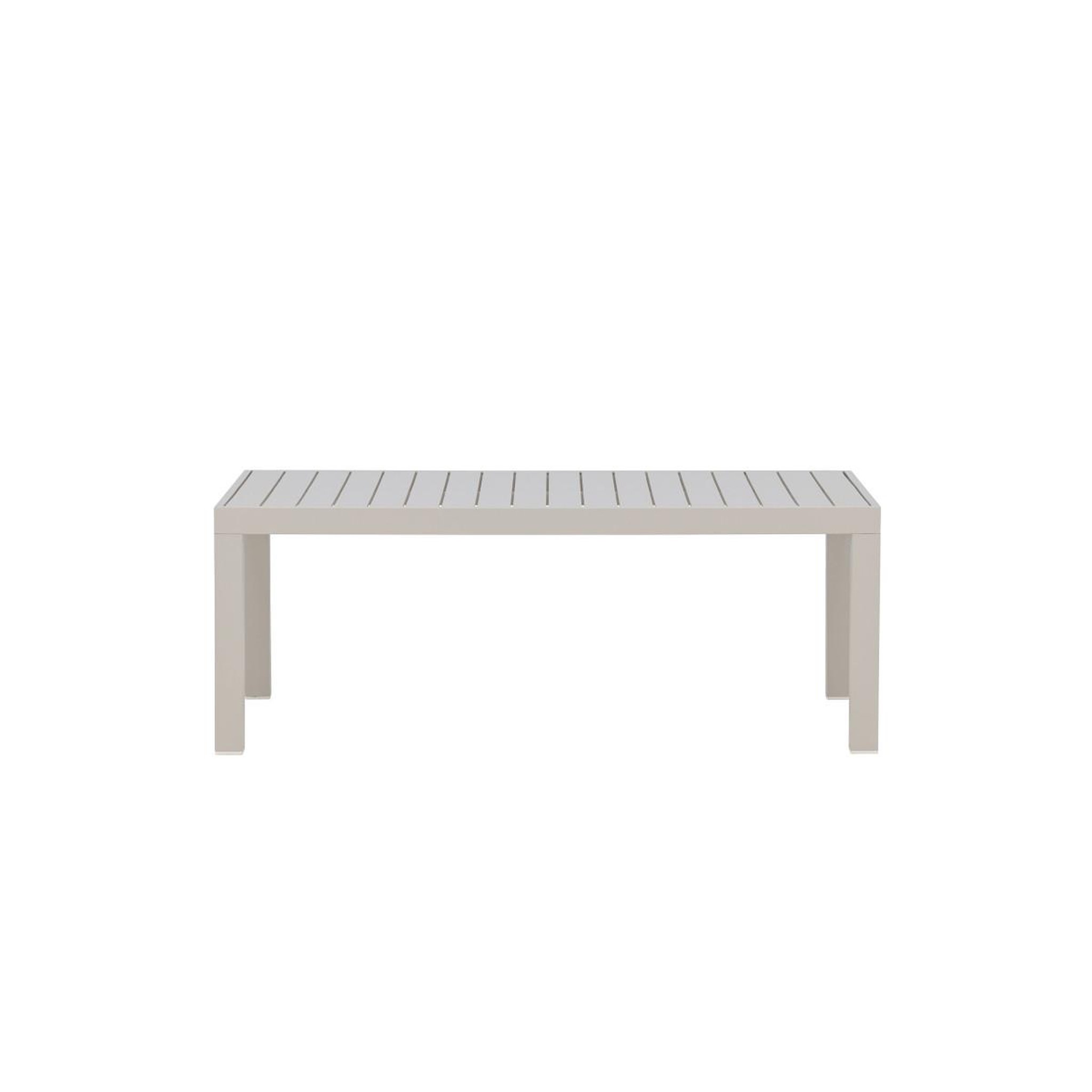 Voir la diapositive 4 : Paris Prix Table Basse de Jardin  Copacabana  120cm Beige