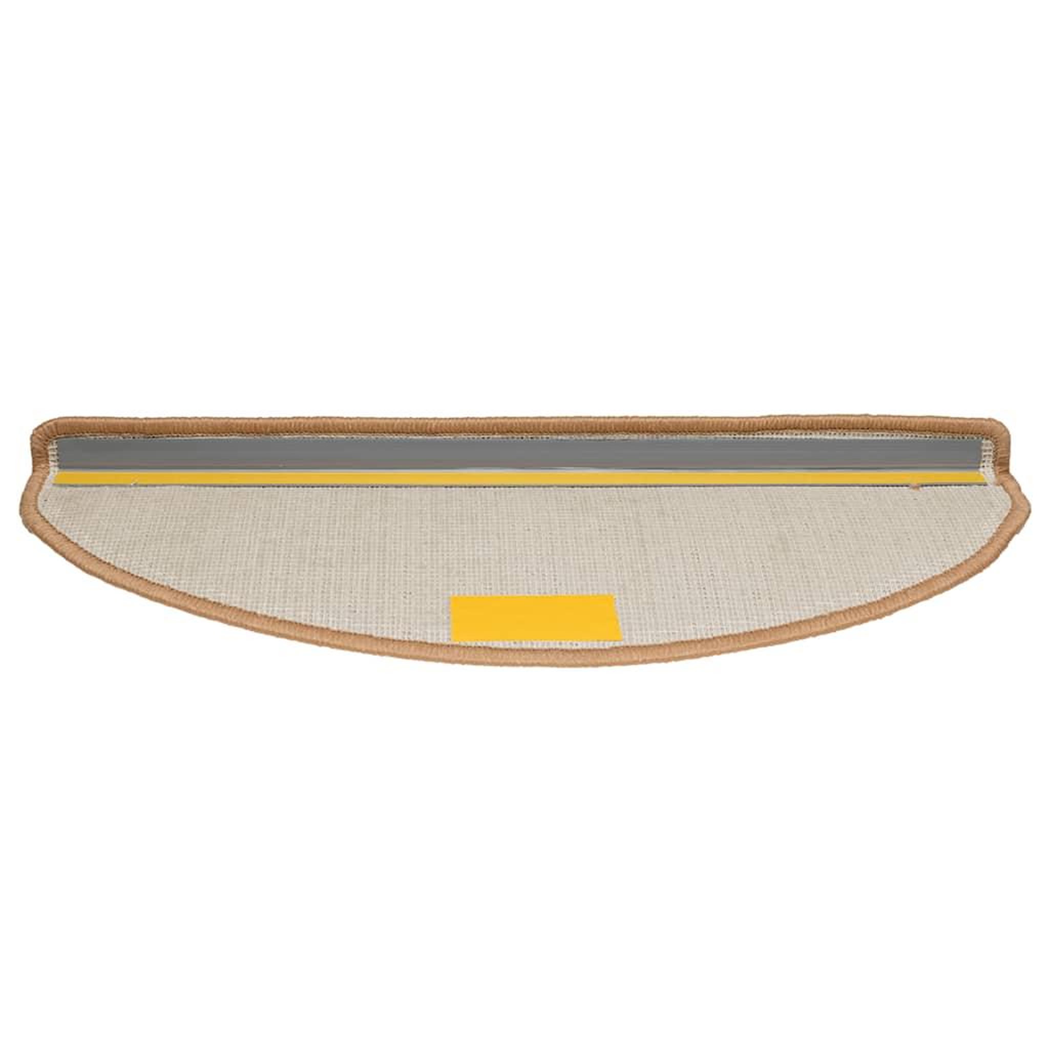 Voir la diapositive 4 : VIDAXL Tapis d'escalier 30 pcs beige 65x21x4 cm