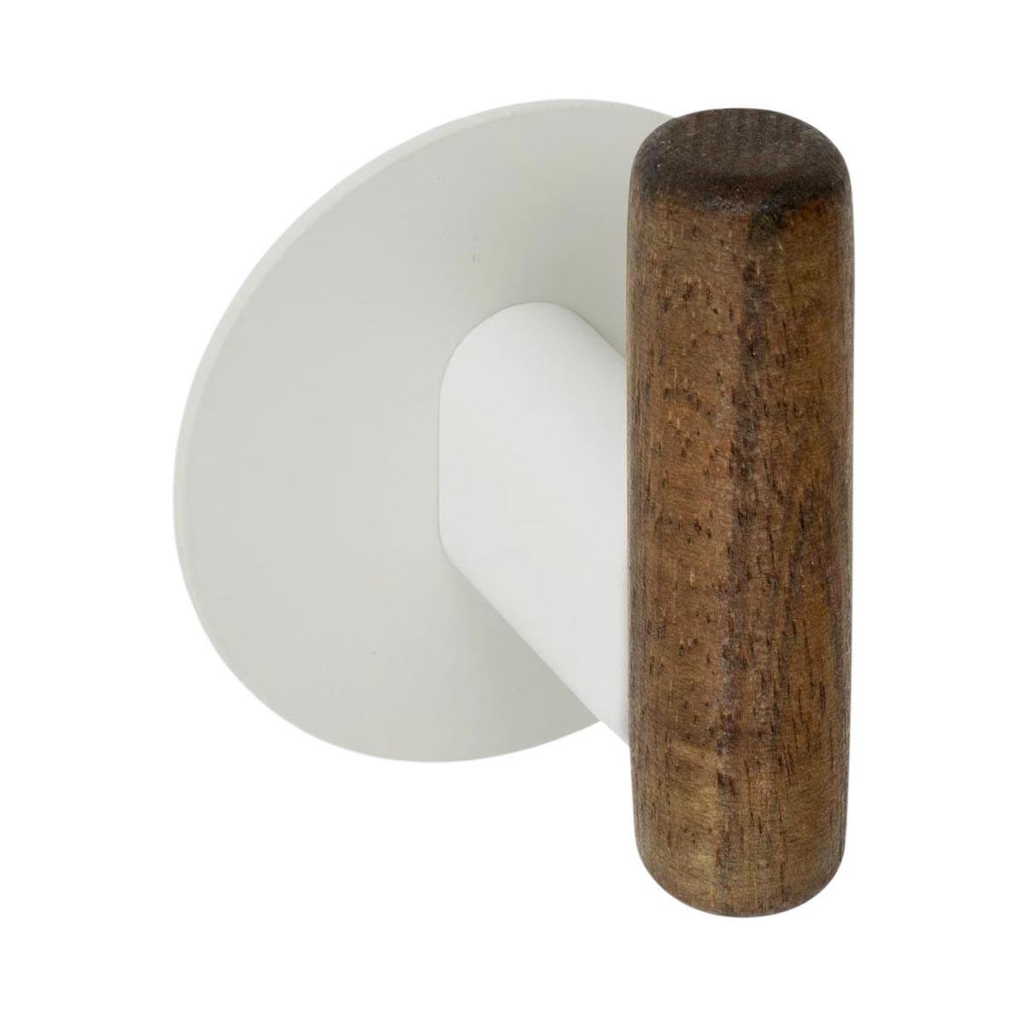 Voir la diapositive 2 : FIVE Lot de 2 patères adhésives  cassie  8cm beige