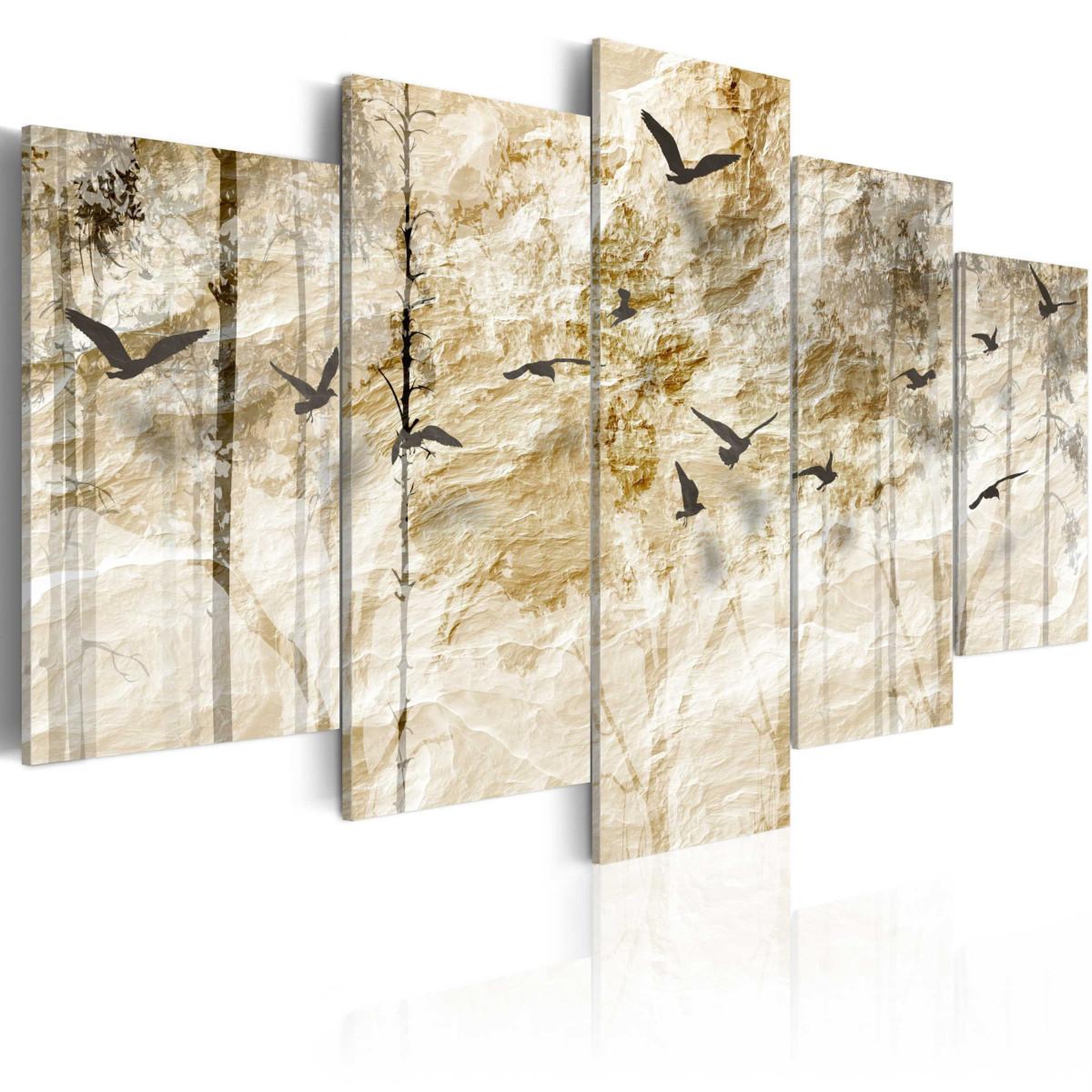 Voir la diapositive 1 : Paris Prix Tableau Imprimé  Forêt en Papier