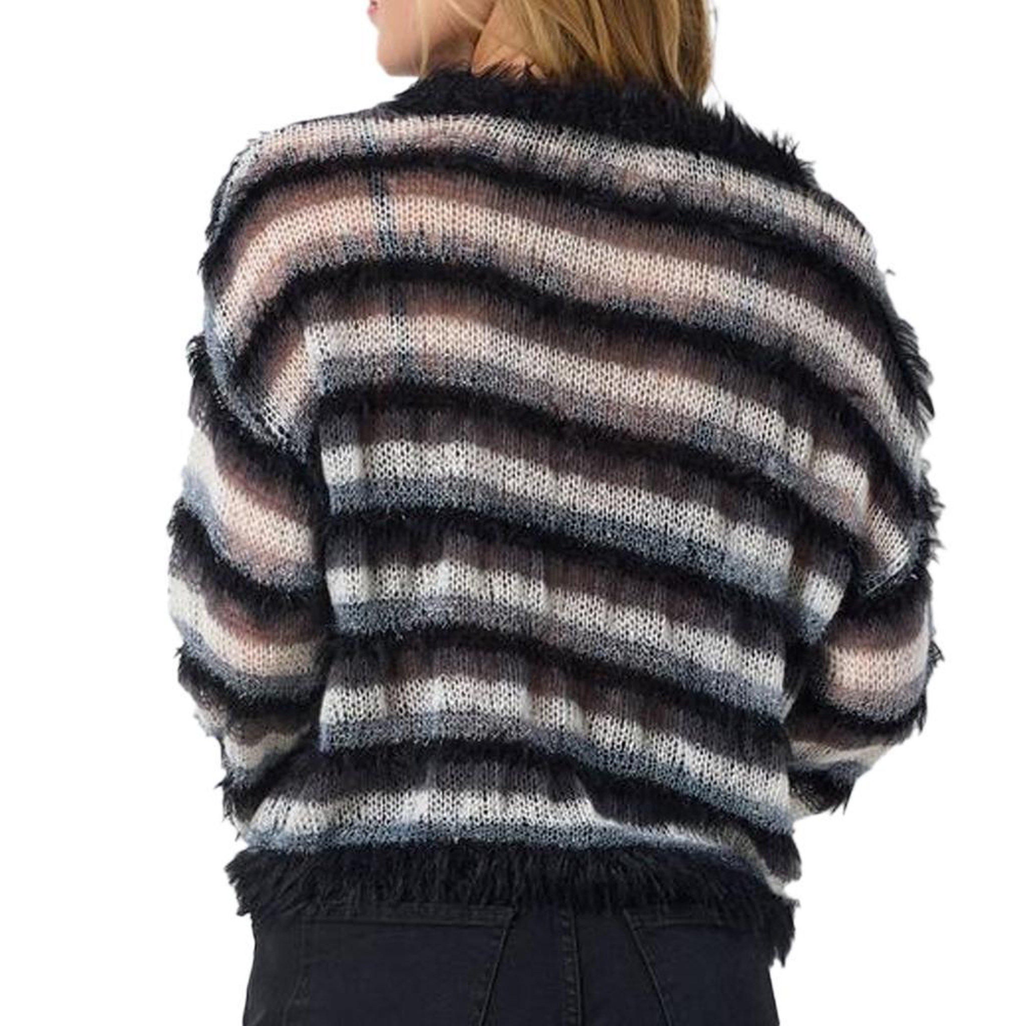 Voir la diapositive 2 : NOISY MAY Pull en Maille Noir Femme Noisy May Morgan