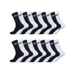 UMBRO Lot de 20 Paires de Chaussettes Tennis homme. Coloris disponibles : Noir