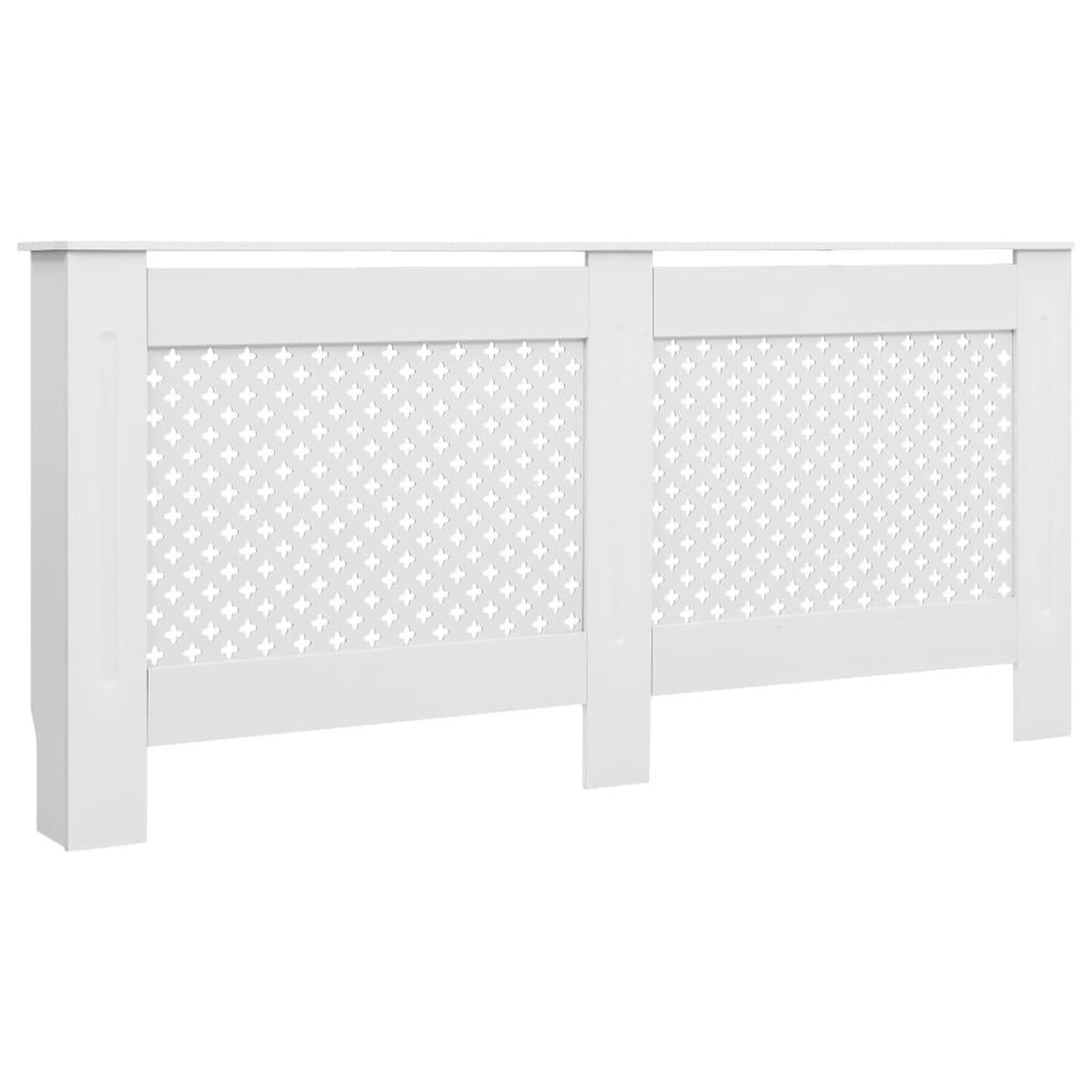Voir la diapositive 2 : VIDAXL Cache-radiateur Blanc 172x19x81,5 cm MDF