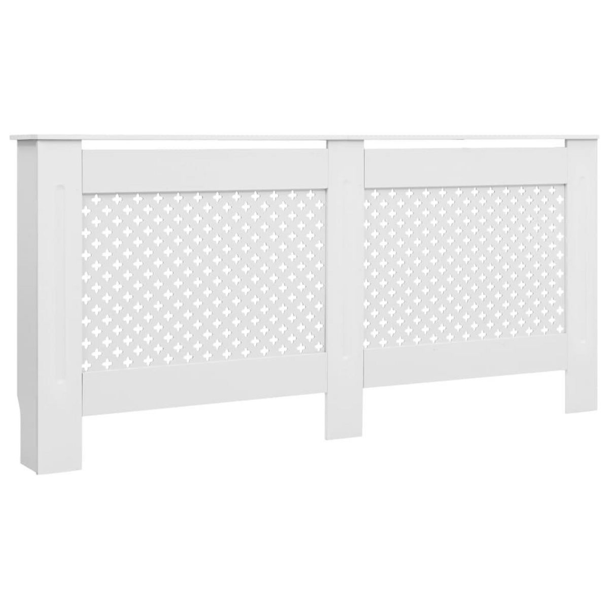 VIDAXL Cache-radiateur Blanc 172x19x81,5 cm MDF