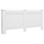 Voir la diapositive 2 : VIDAXL Cache-radiateur Blanc 172x19x81,5 cm MDF