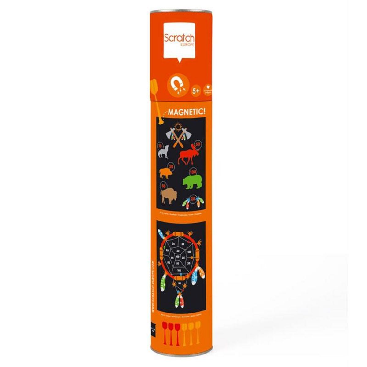 Scratch Europe Jeu de fléchettes magnétique : Indiens