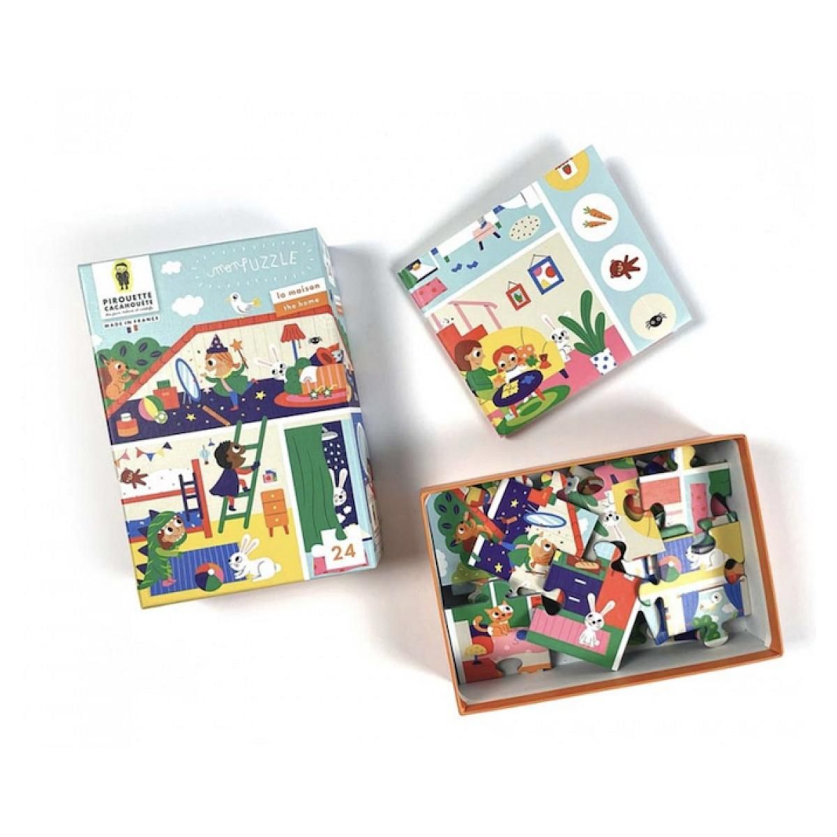 PIROUETTE CACAHOUETE Puzzle educatif la maison -