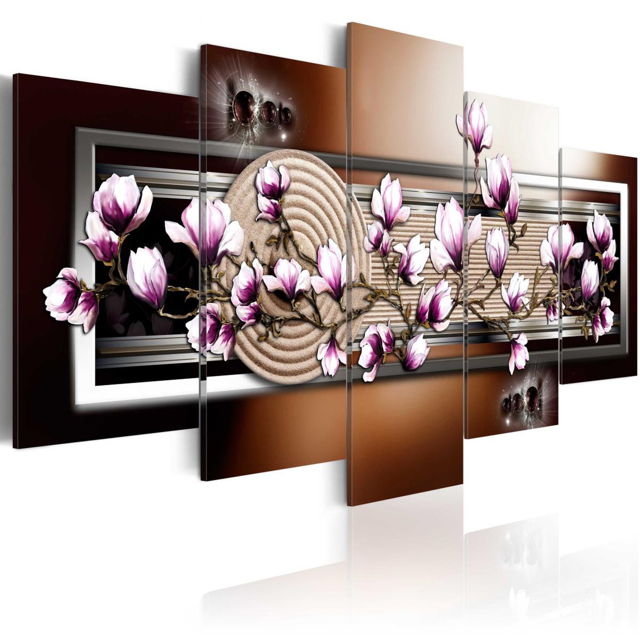 Voir la diapositive 1 : Paris Prix Tableau imprimé  zen garden & magnolia