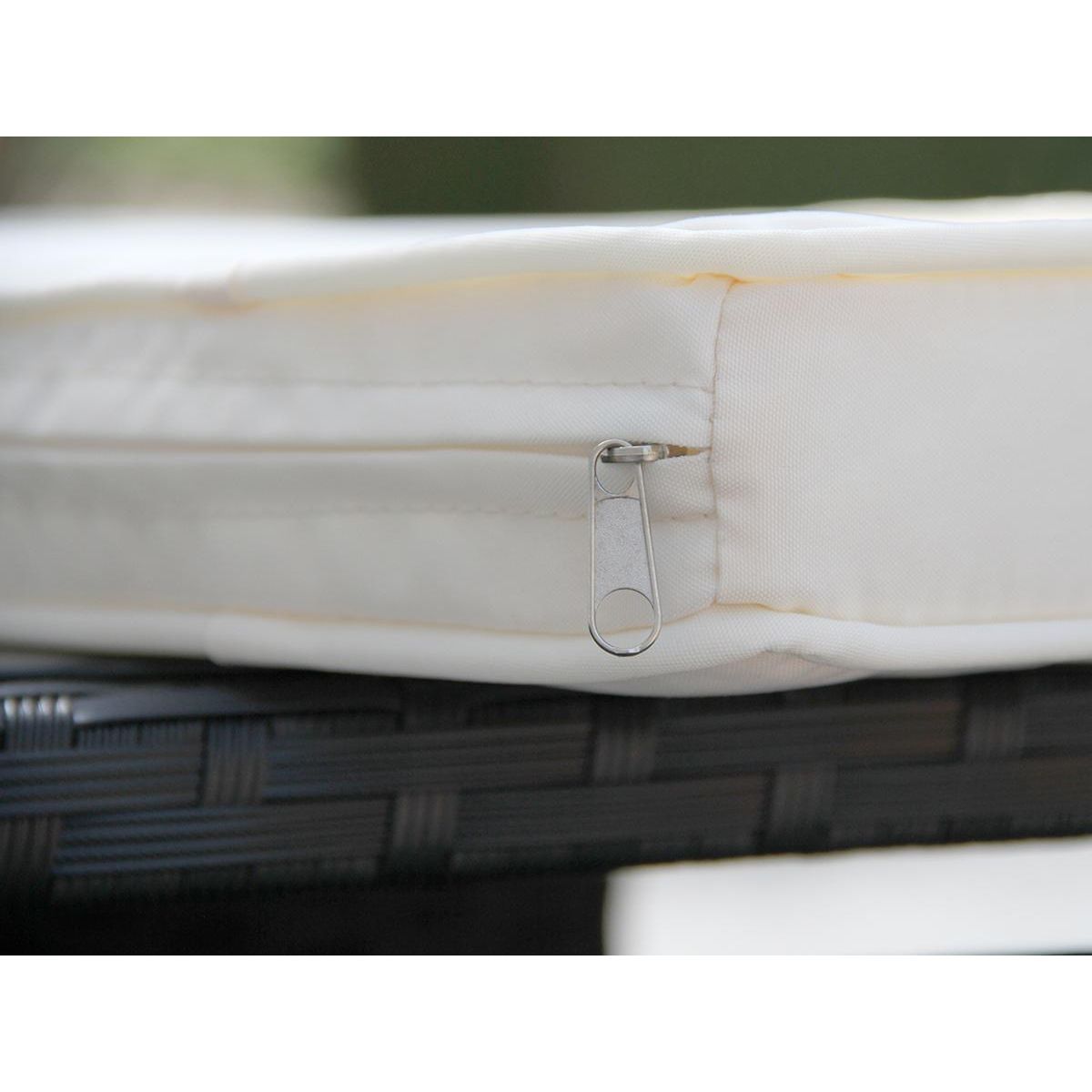 JARDIDECO Salon de jardin en résine tressée Artigas II 6-10 places Noir - Jardideco