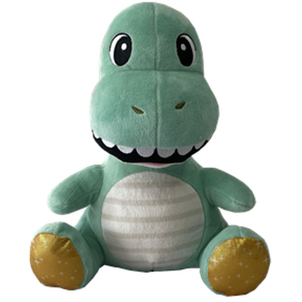 One Two Fun Dinosaure assis en peluche - 25 cm
