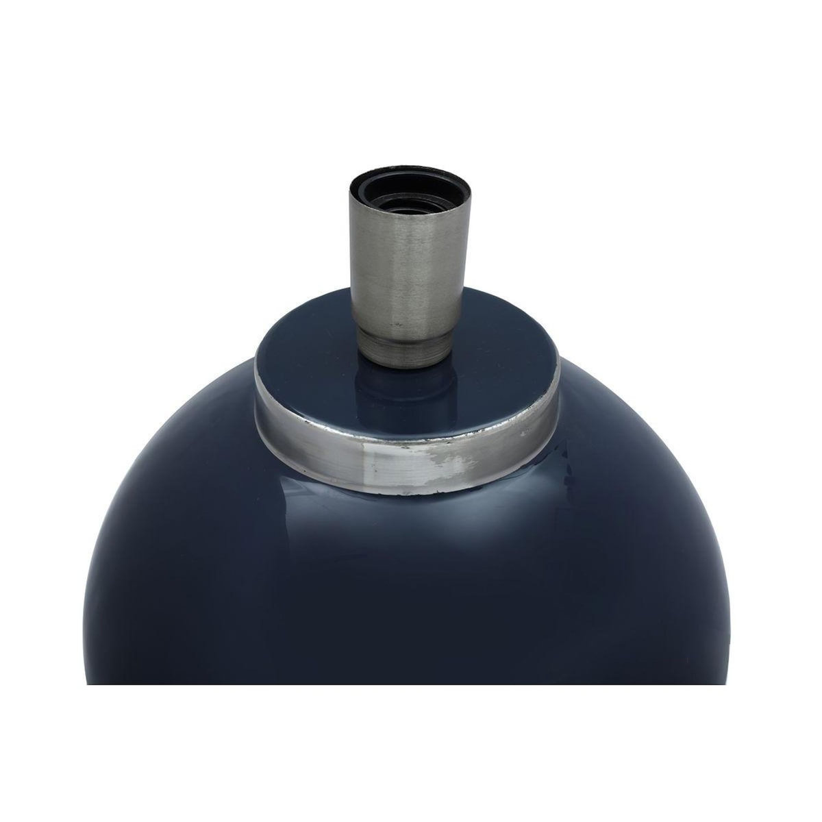 Paris Prix Lampe à Poser Design  Arto  38cm Bleu & Argent