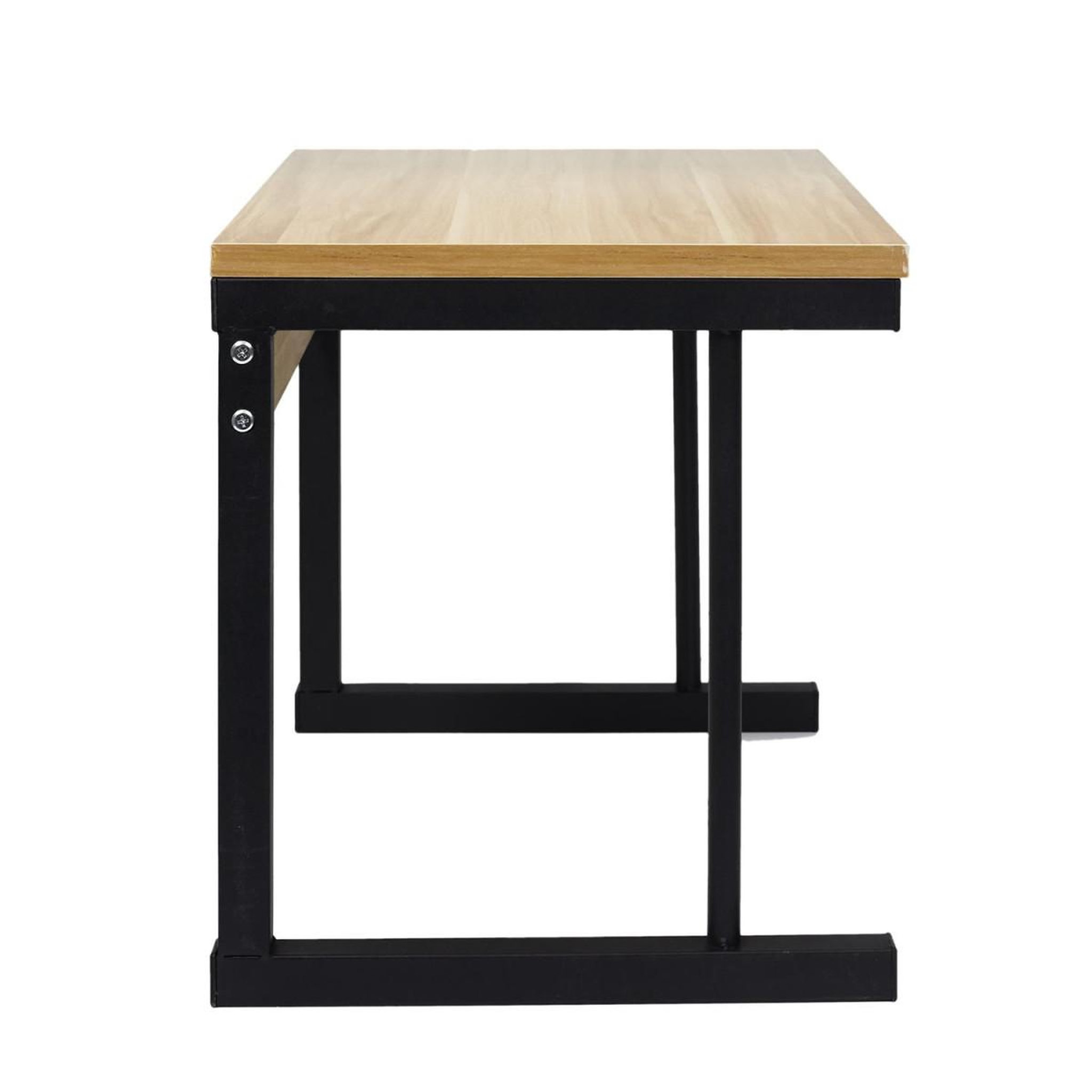 Voir la diapositive 3 : The Home Deco Factory Organisateur  Micro-Ondes  54cm Noir & Naturel
