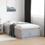 Voir la diapositive 1 : VIDAXL Cadre de lit avec LED sans matelas gris beton 90x190 cm