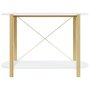 Voir la diapositive 5 : VIDAXL Table console Blanc 110x38x75 cm Bois d'ingenierie