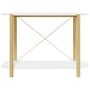 Voir la diapositive 5 : VIDAXL Table console Blanc 110x38x75 cm Bois d'ingenierie
