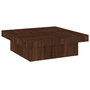 Voir la diapositive 2 : VIDAXL Table basse Chene marron 90x90x28 cm Bois d'ingenierie