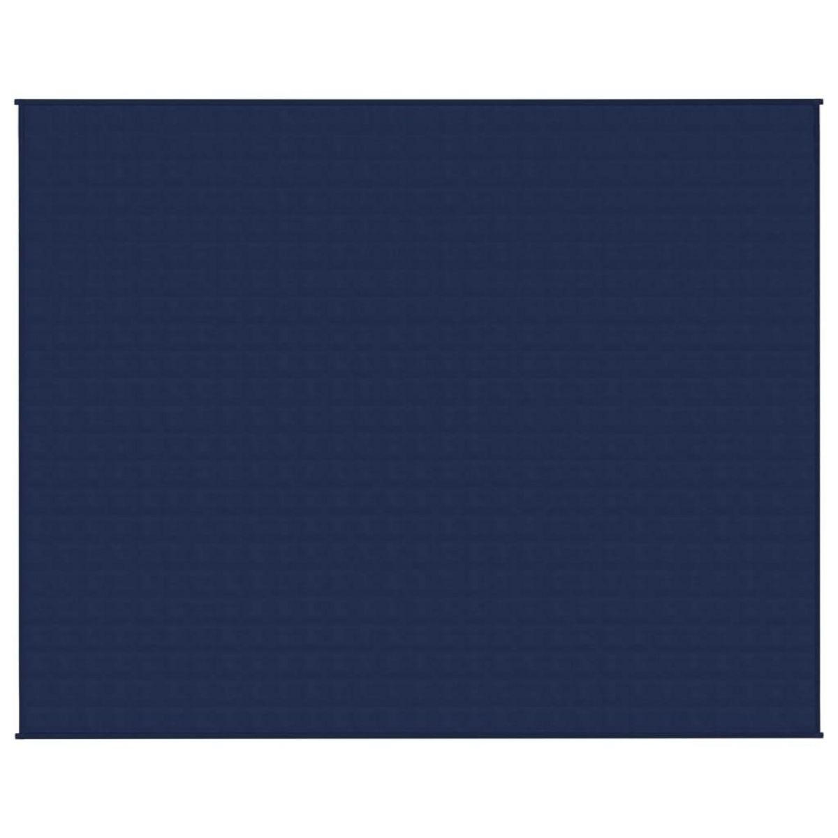 VIDAXL Couverture lestee Bleu 235x290 cm 11 kg Tissu