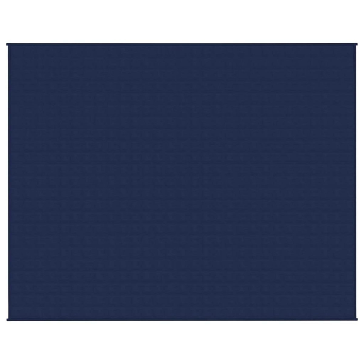 VIDAXL Couverture lestee Bleu 235x290 cm 11 kg Tissu