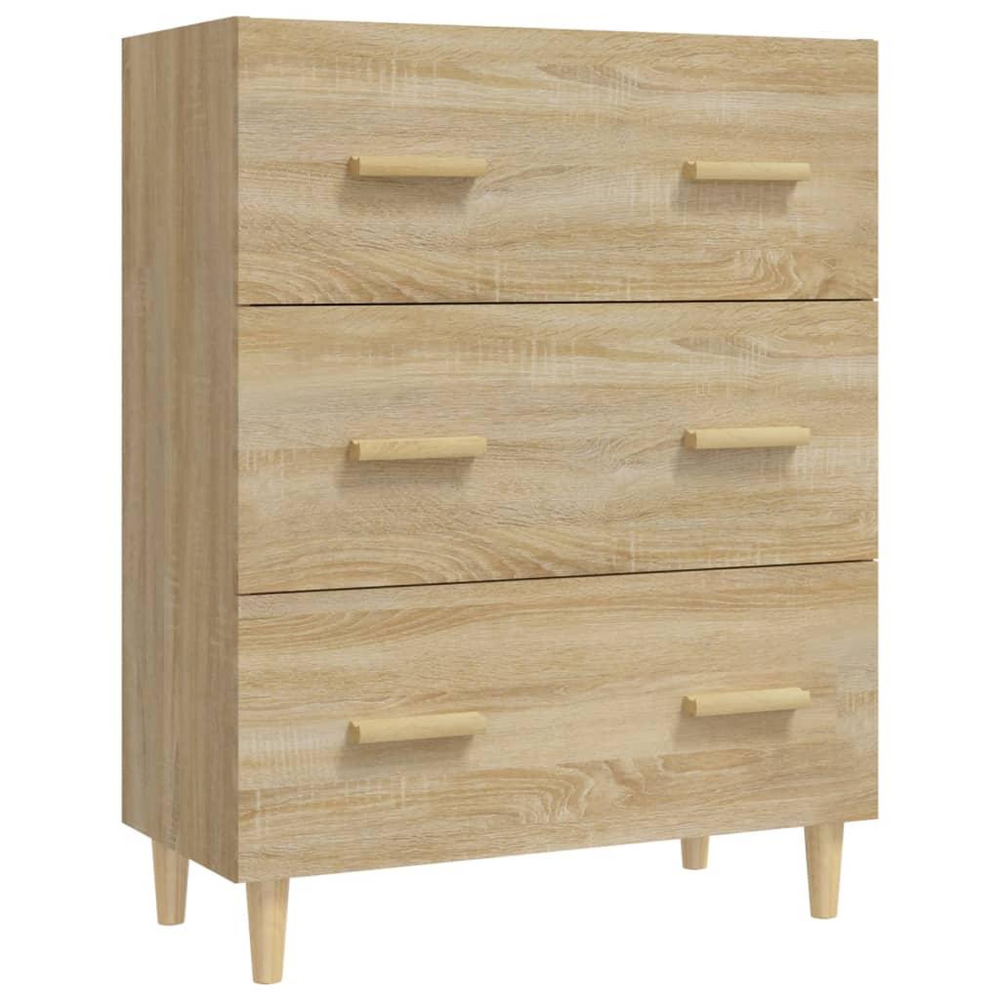 Voir la diapositive 2 : VIDAXL Buffet Chene sonoma 70x34x90 cm Bois d'ingenierie