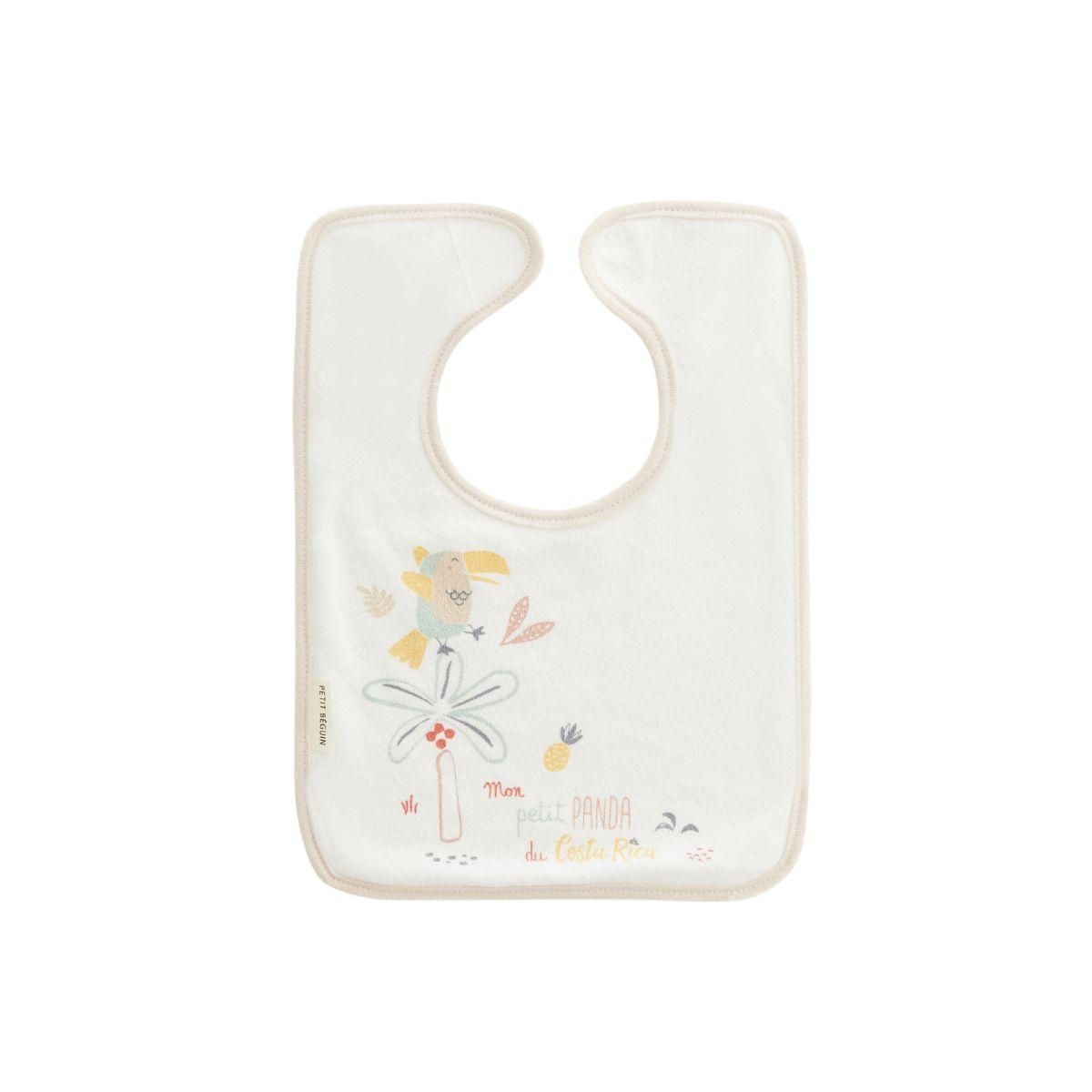 Petit Béguin Lot de 3 bavoirs bébé Baby Panda