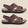 Voir la diapositive 3 : OZABI OZABI Sandales Homme Confort Semelle Souple Antiderapante Scratch 39-45