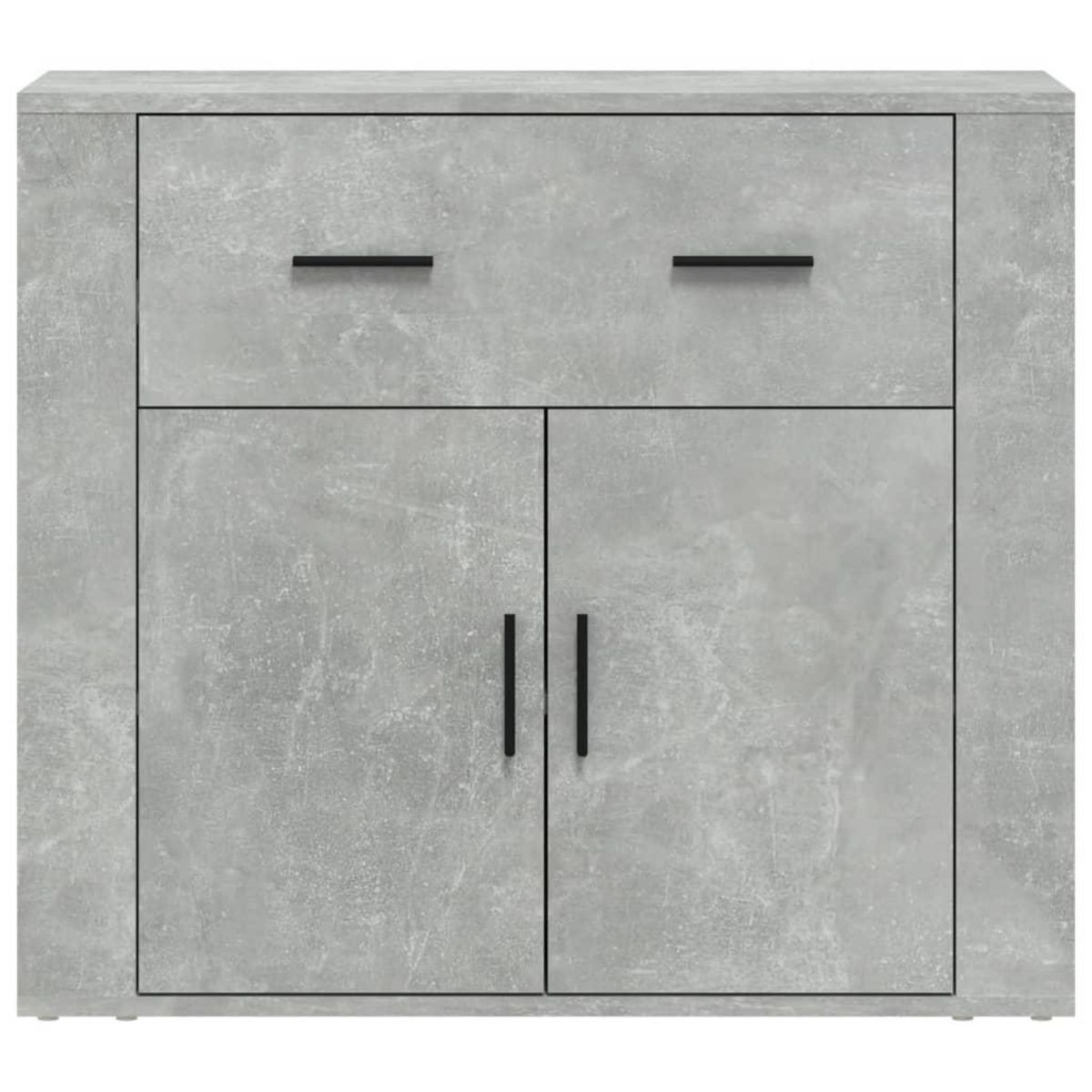 VIDAXL Buffet Gris beton 80x33x70 cm Bois d'ingenierie
