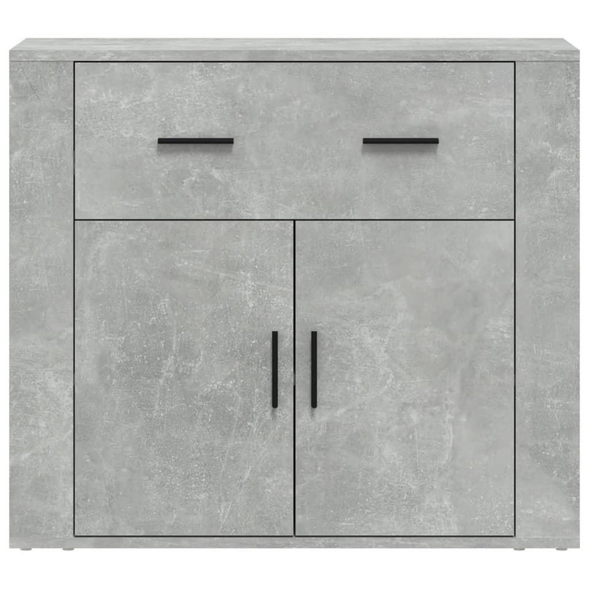 VIDAXL Buffet Gris beton 80x33x70 cm Bois d'ingenierie