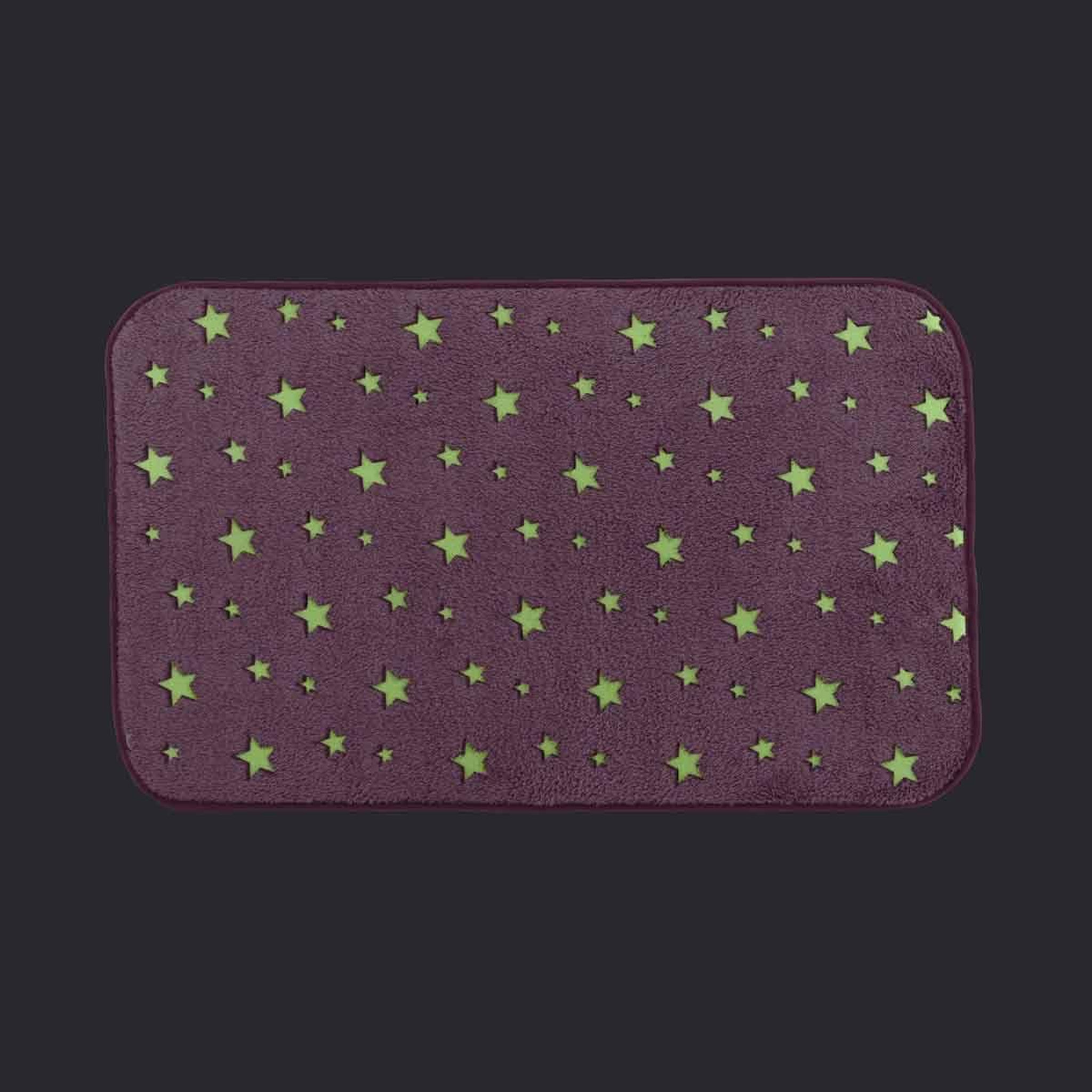 Voir la diapositive 2 : Douceur d'Intérieur Tapis enfant déco  fluo night  50x80cm fuchsia