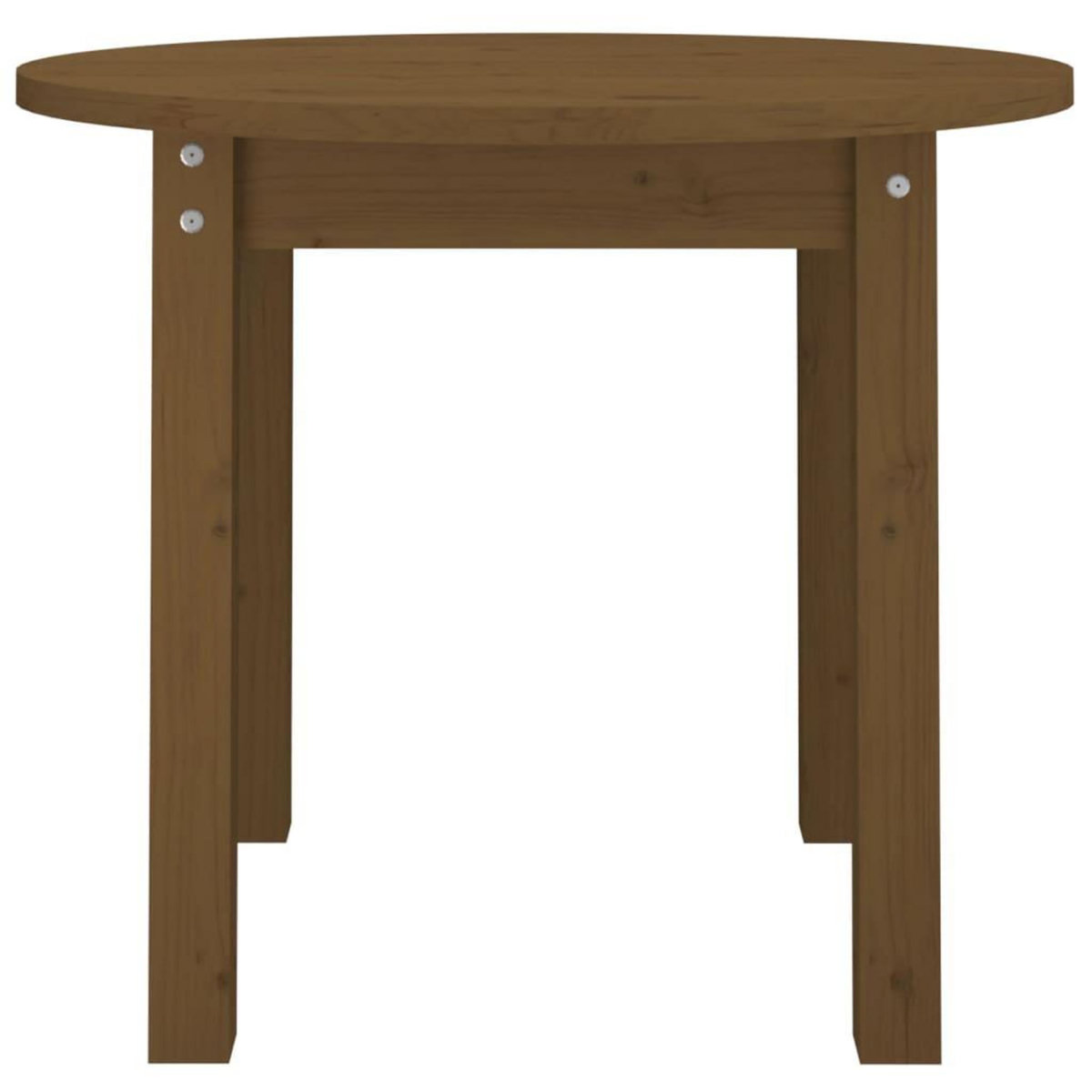 VIDAXL Table basse Marron miel Ø 55x45 cm Bois massif de pin