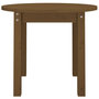 Voir la diapositive 5 : VIDAXL Table basse Marron miel Ø 55x45 cm Bois massif de pin