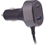 TNB Chargeur allume cigare 98W 2xUSB A et 3xUSB-C noir