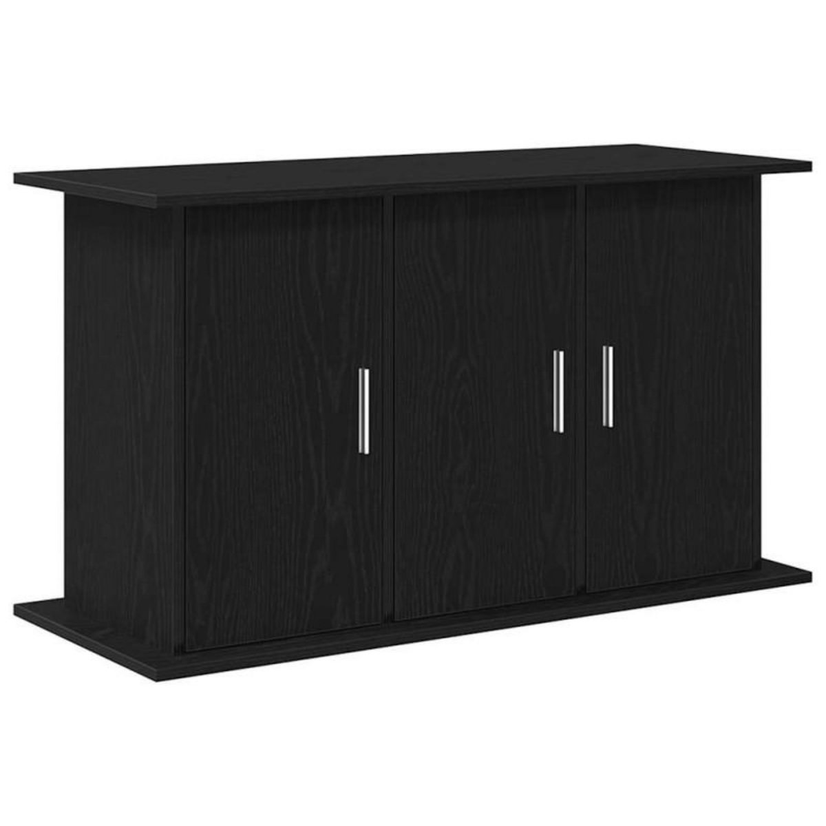 VIDAXL Support d aquarium chêne noir 101x41x58 cm bois d ingénierie