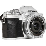 Olympus Appareil photo Hybride E-M10 Mark IV + Pancake 14-42mm Silver