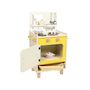 Voir la diapositive 2 : JANOD Cuisine en bois pour enfants Janod jaune et beige
