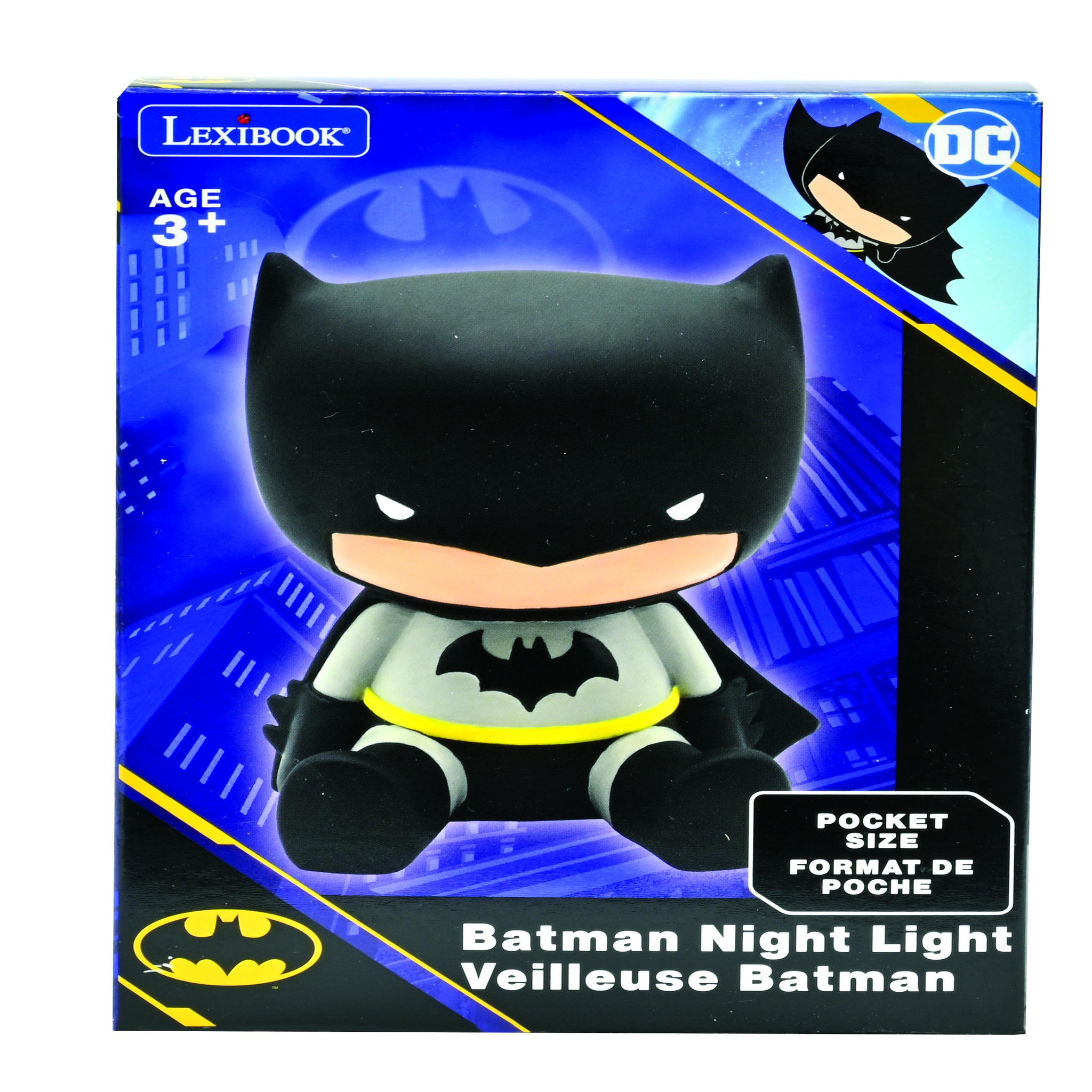 Voir la diapositive 4 : Lexibook Veilleuse Batman en 3D avec variation de couleurs