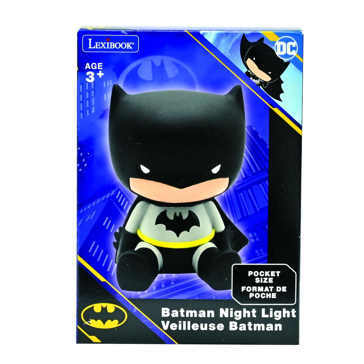 Lexibook Veilleuse en 3D avec variation de couleurs Batman
