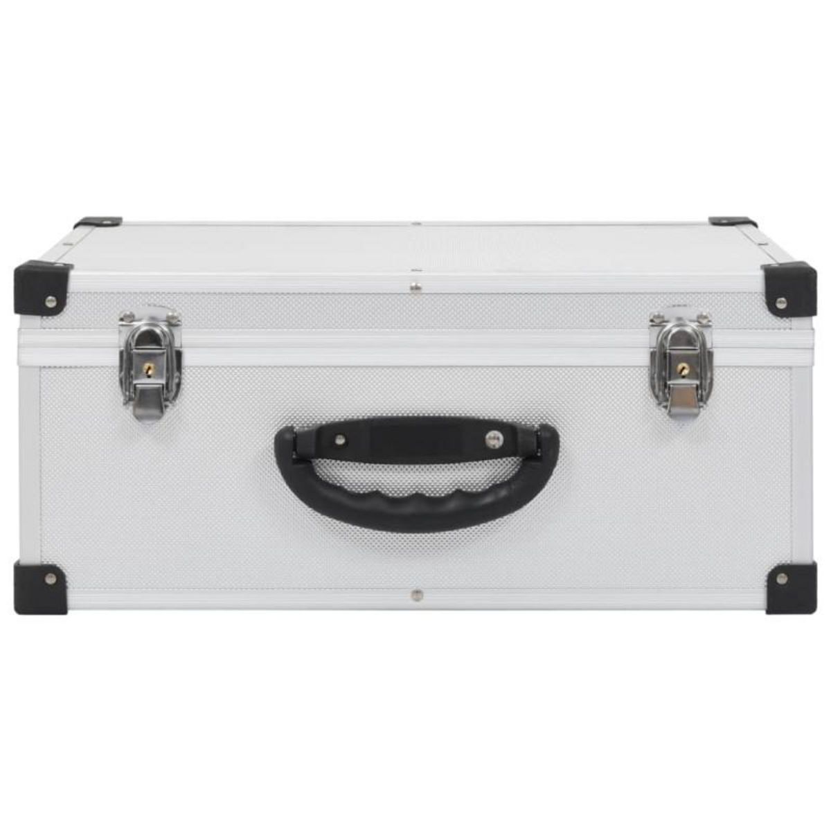 VIDAXL Étui de CD pour 60 CD Aluminium ABS Argenté