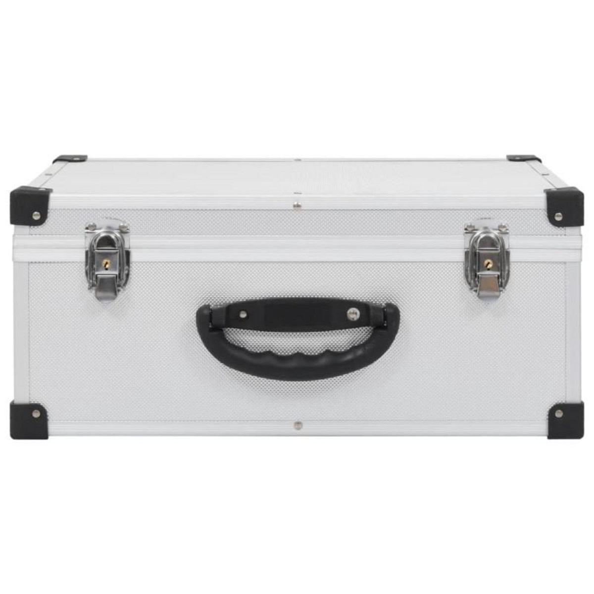 VIDAXL Étui de CD pour 60 CD Aluminium ABS Argenté