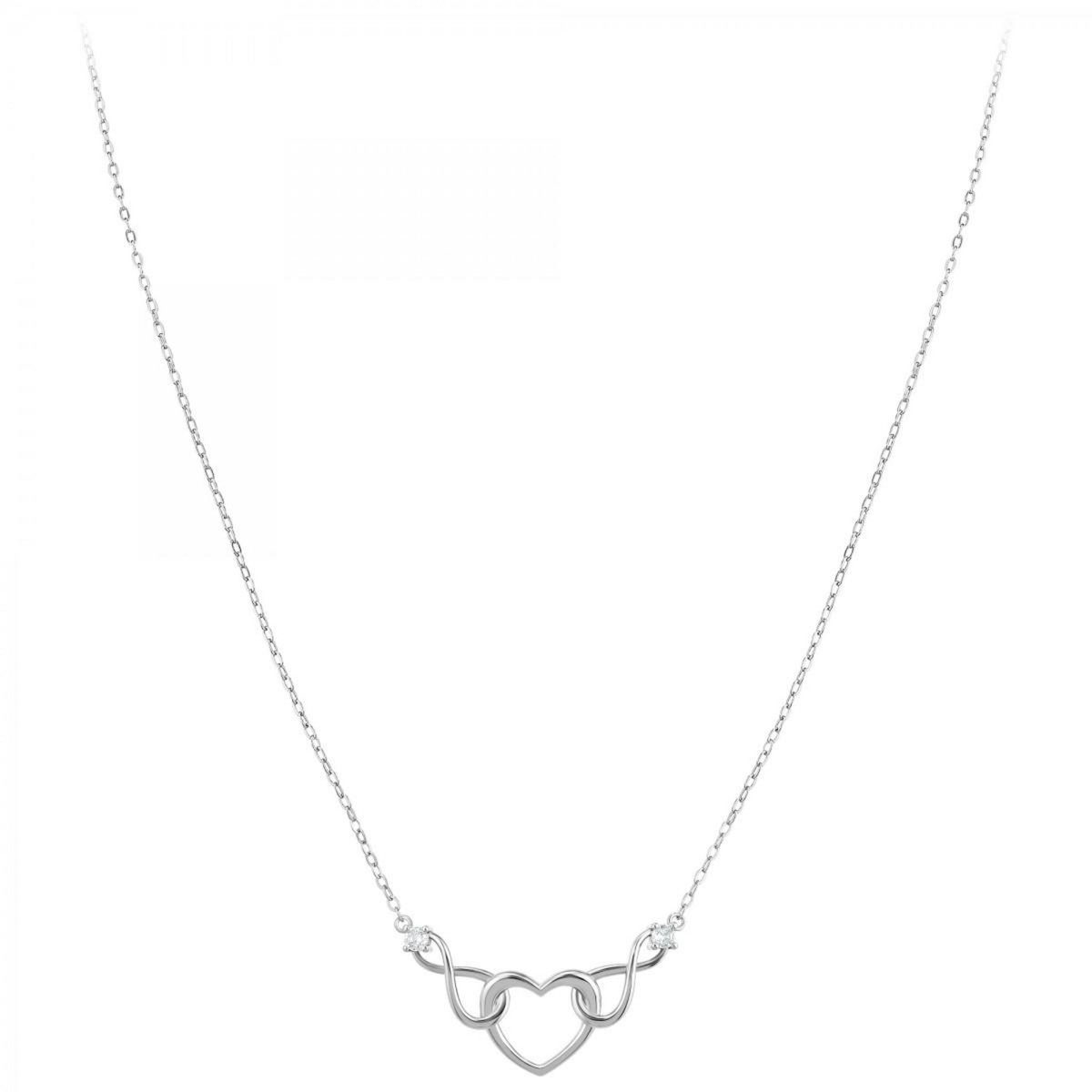 SC CRYSTAL Collier coeur SC Crystal orné de zirconium