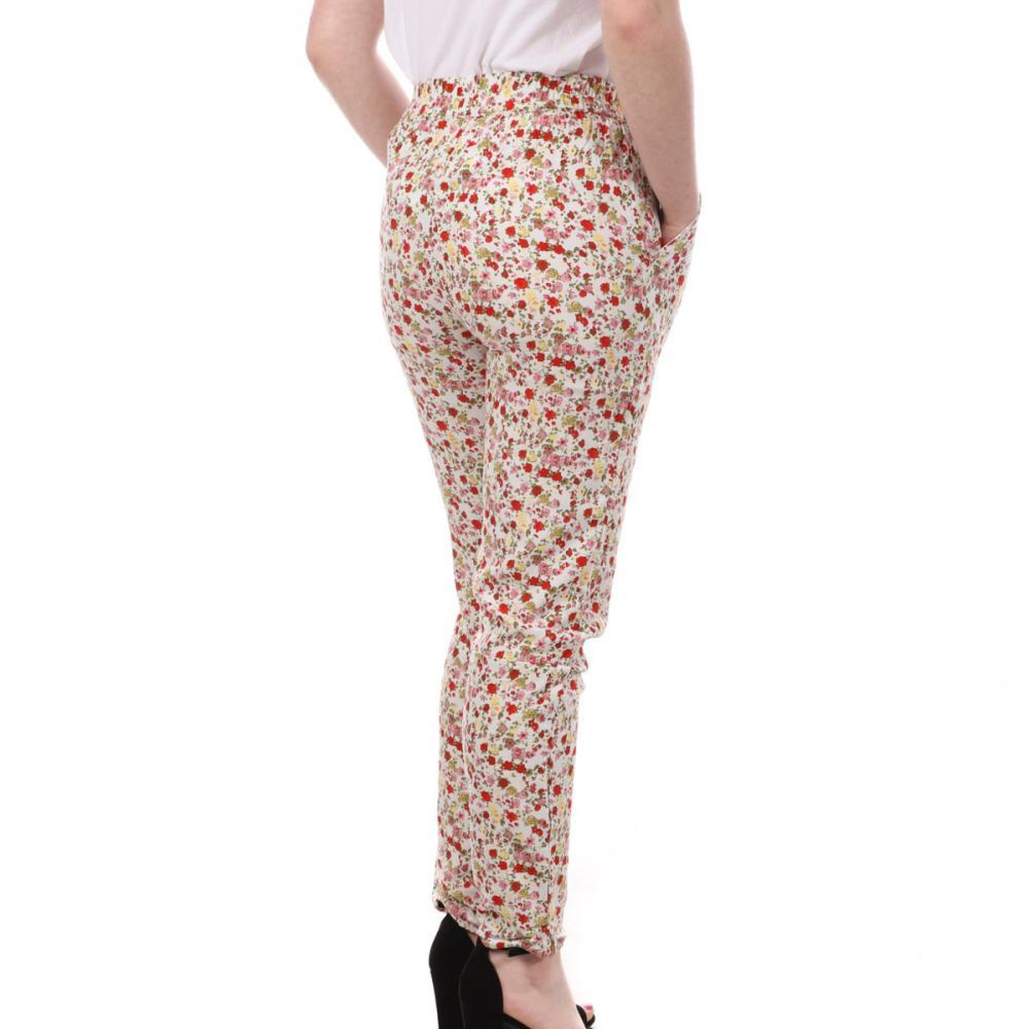 Voir la diapositive 2 : Vero Moda Pantalon  Imprimé Floral Femme Vero Moda Easy