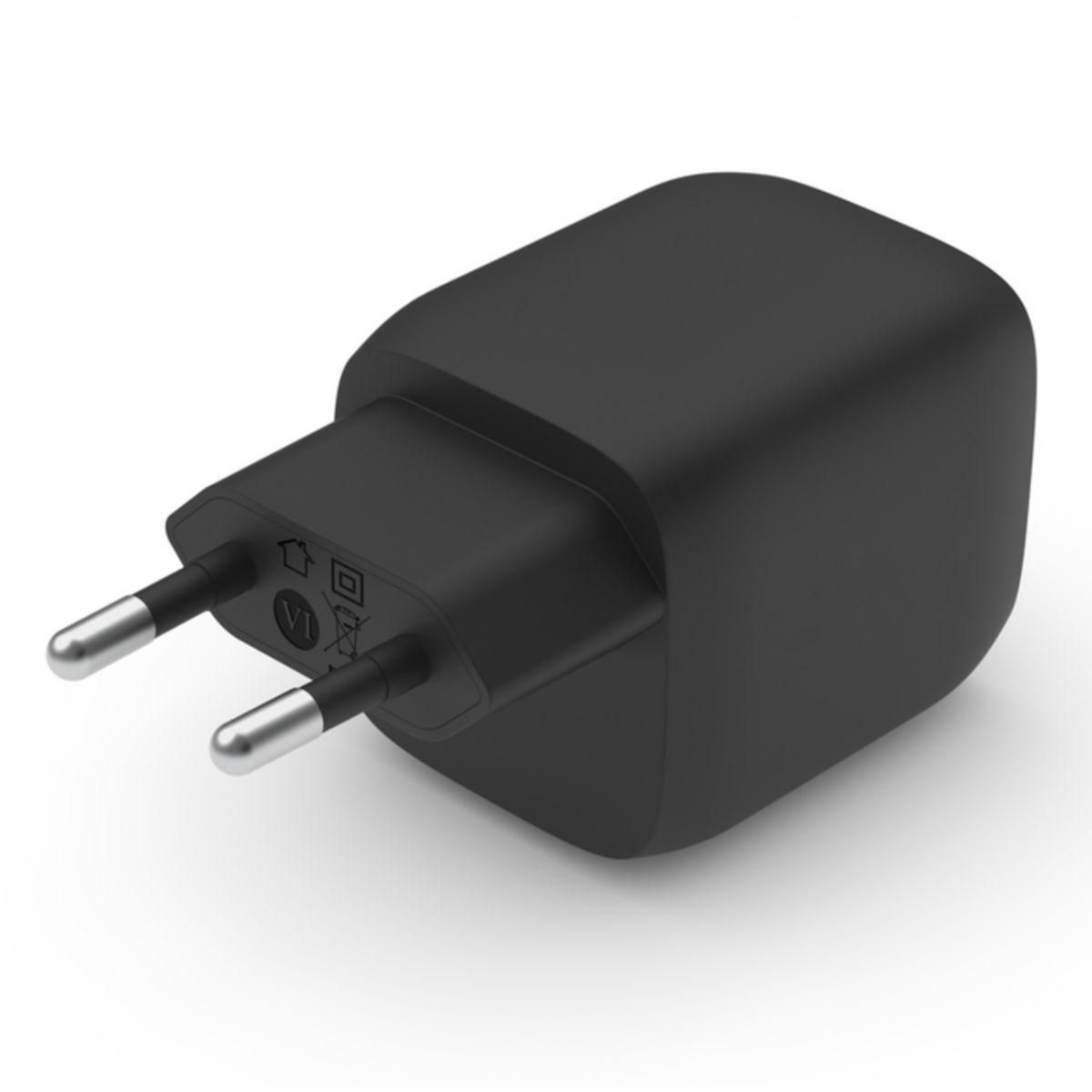 Belkin Chargeur secteur 45W USB-C pour Samsung et Apple Noir