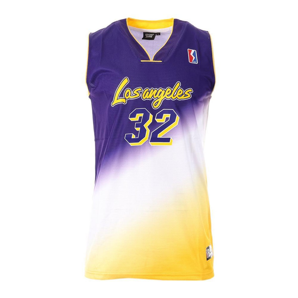 SPORTZONE Los Angeles Maillot Violet/Jaune Homme Sport Zone Tank 32