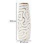 Voir la diapositive 6 : Paris Prix Vase Design en Céramique  Lia  39cm Blanc