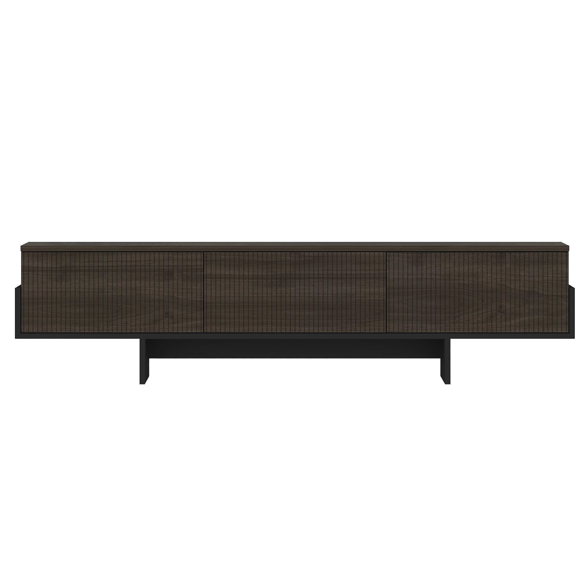 Habitat et Jardin Meuble tv en bois  hege  - 180 x 30 x 44 cm - noir