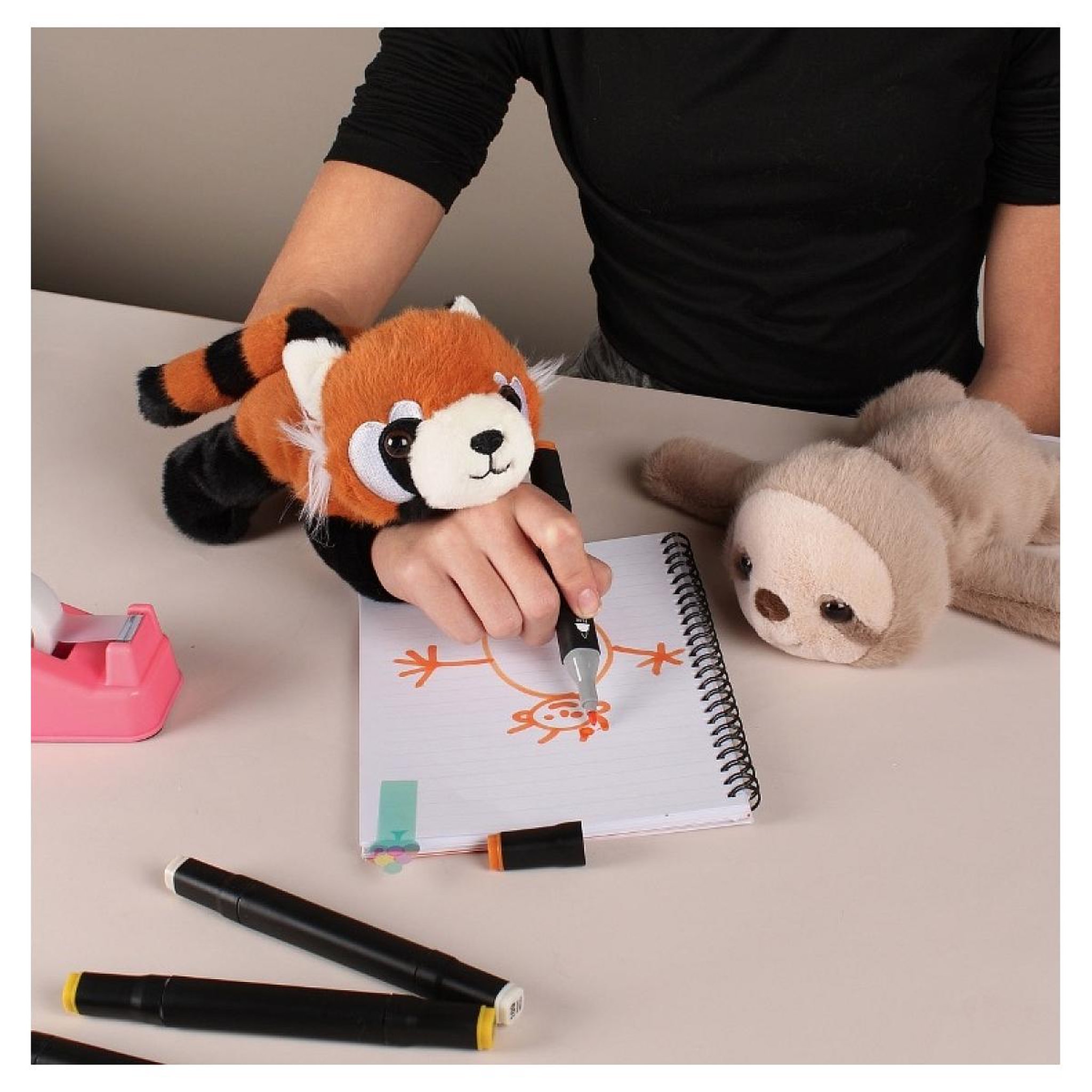 Voir la diapositive 3 : Histoire D'Ours Podcoll Bracelet Slap Paresseux 25cm