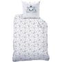 Voir la diapositive 4 : ARISTOCHAT Parure housse de couette enfant en coton 57 fils imprimée ARISTOCHATS FLORALIE