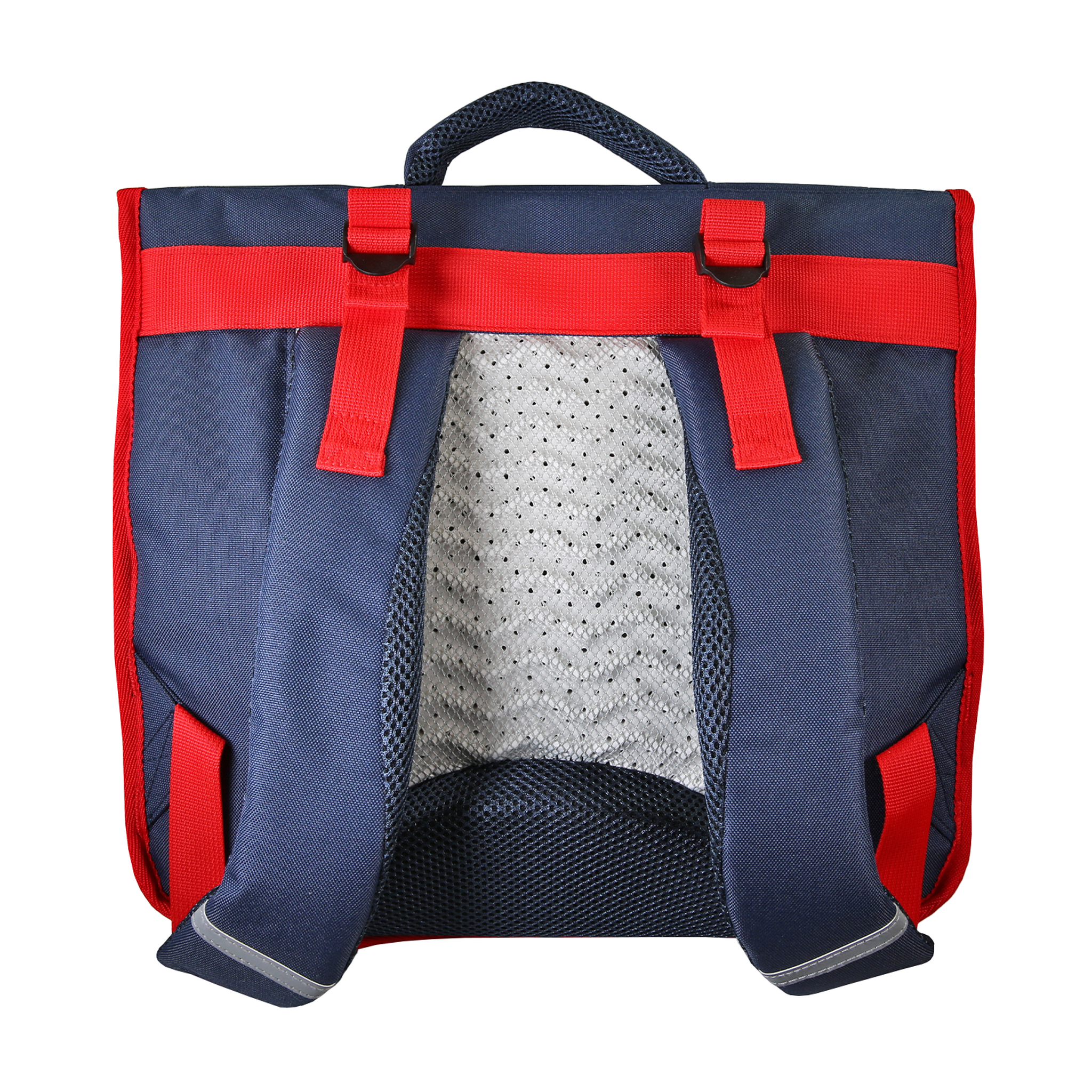 Voir la diapositive 4 : Bagtrotter Phileas – cartable scolaire 38 cm voiture – bleu et rouge – garçon – 2 compartiments