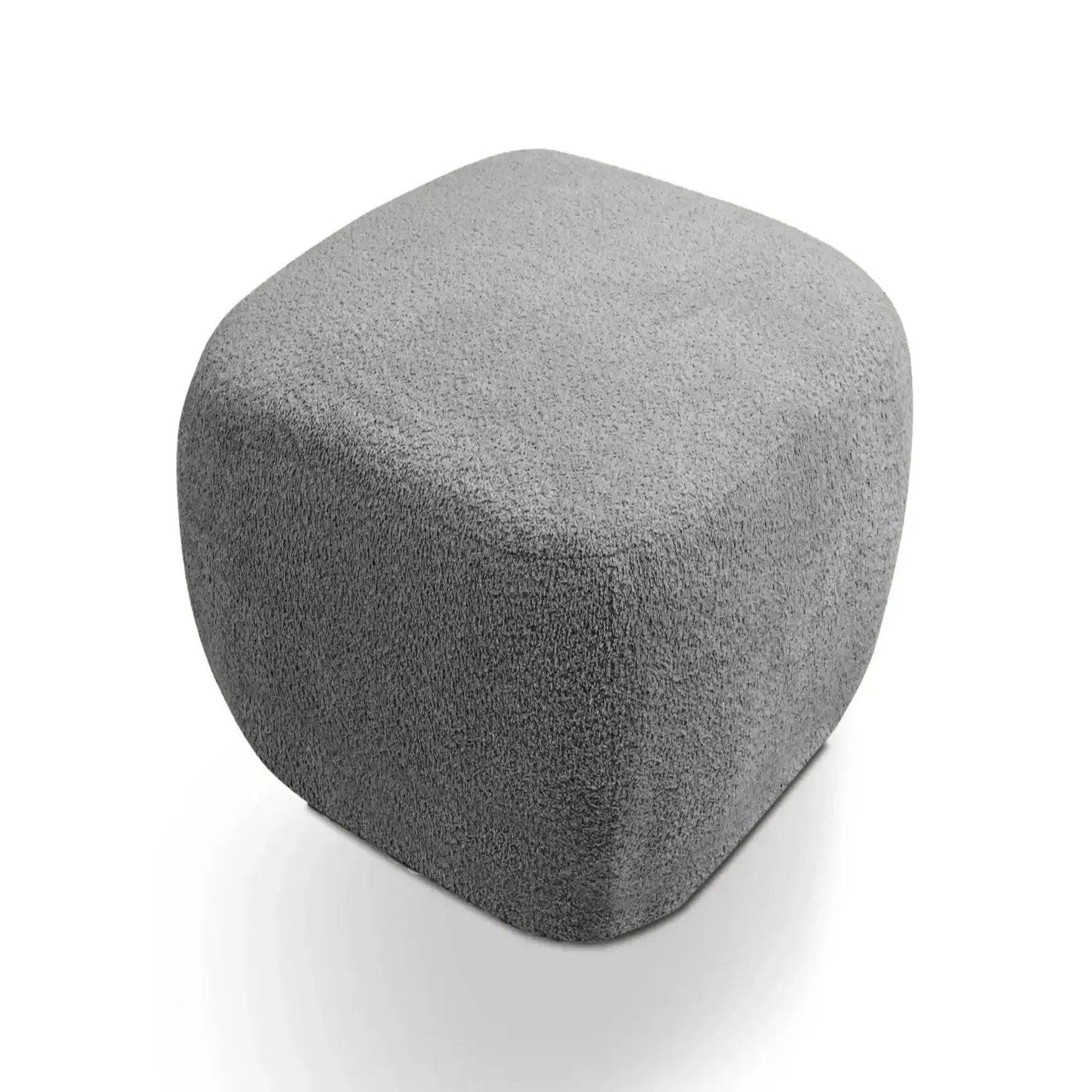 Voir la diapositive 5 : CASANOVA PARIS Santiago - pouf tissu bouclette